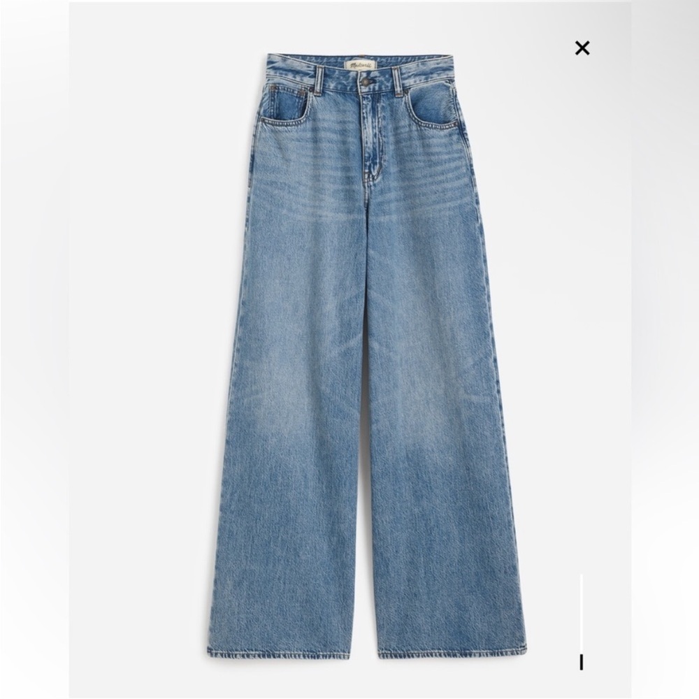 Madewell superwide leg jeans